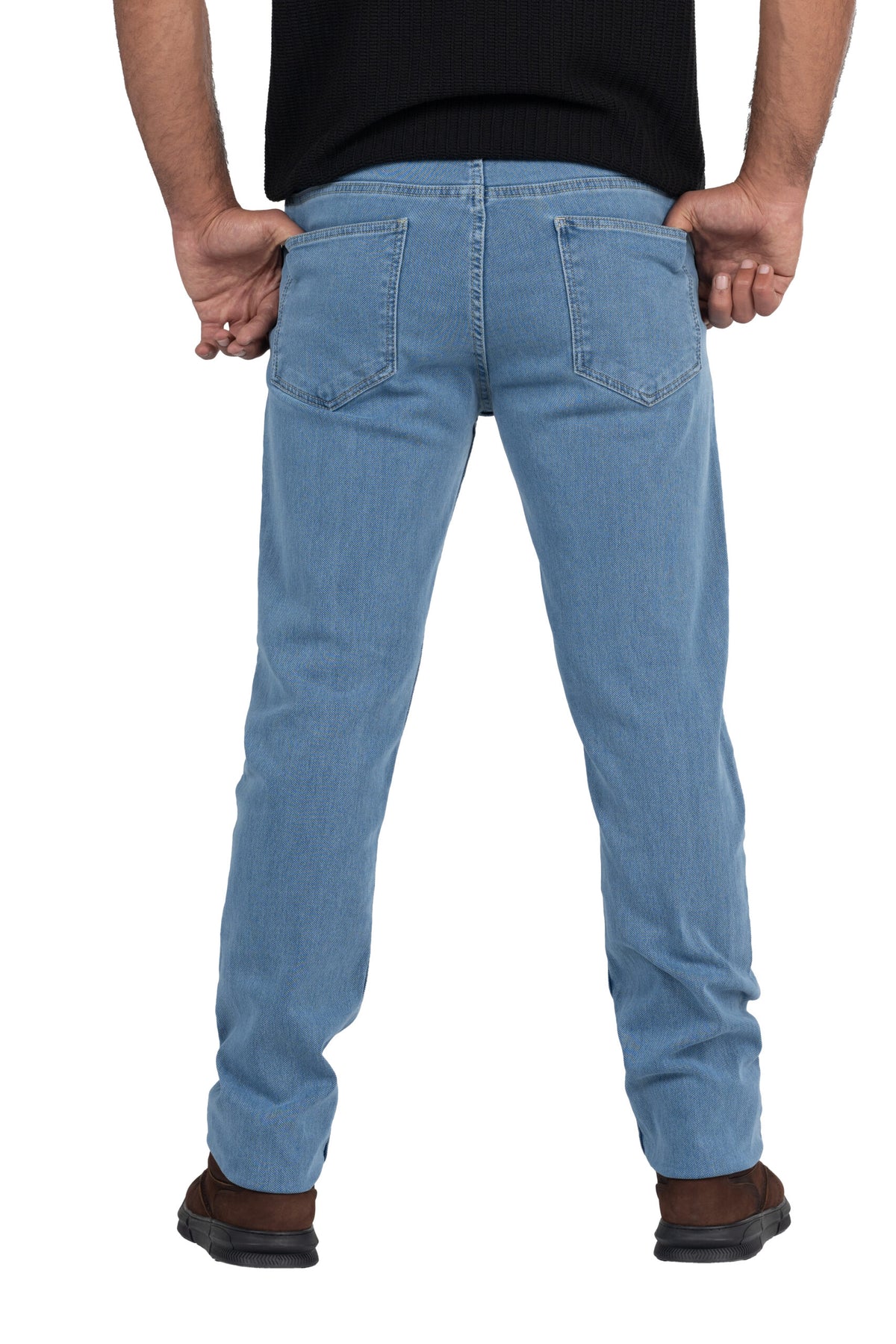 Regular Fit Denim Jeans – Light Blue