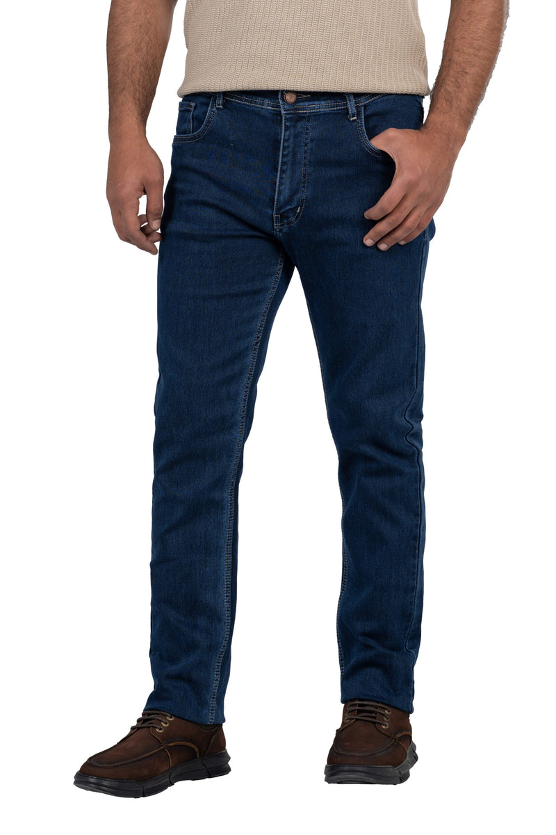 Regular Fit Denim Jeans – Navy