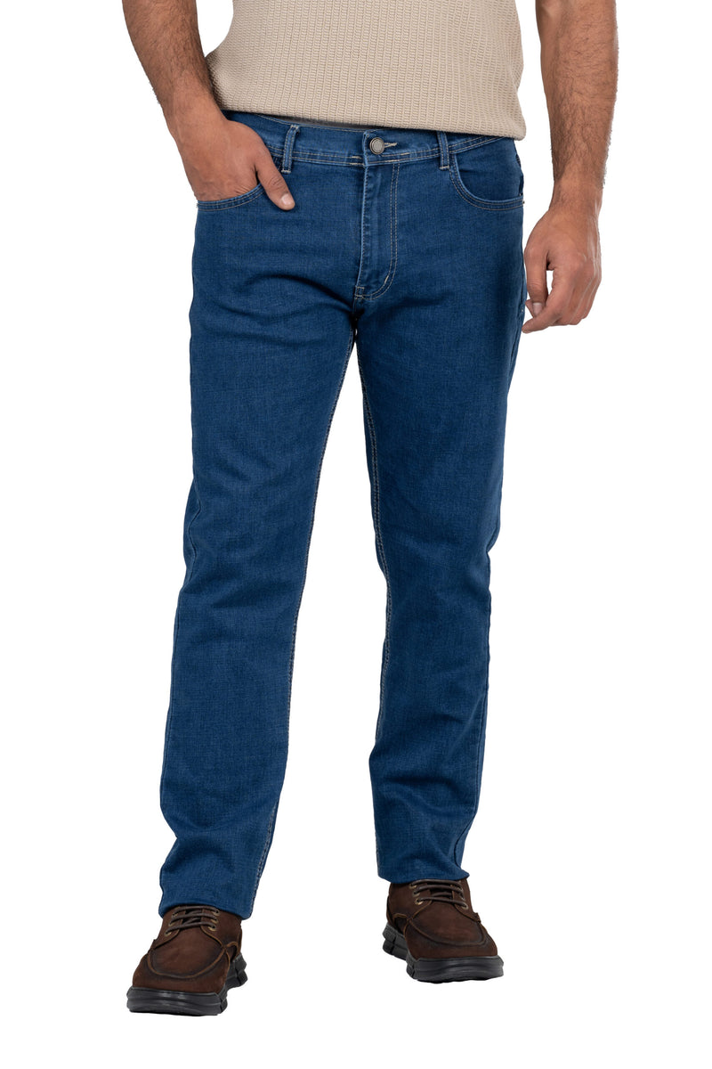 Regular Fit Denim Jeans – Blue