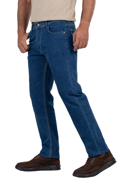 Regular Fit Denim Jeans – Blue