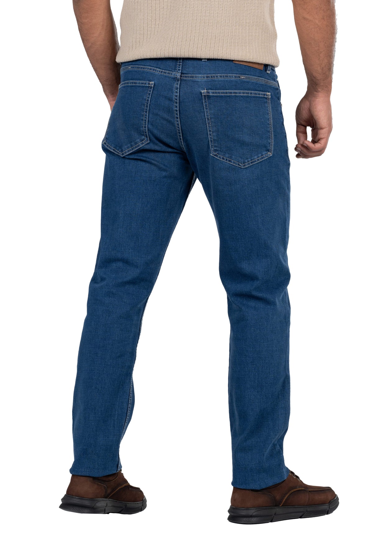 Regular Fit Denim Jeans – Blue