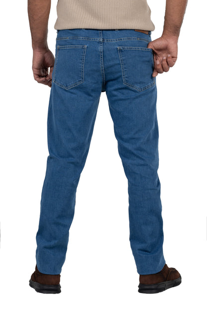 Regular Fit Denim Jeans – Light Blue