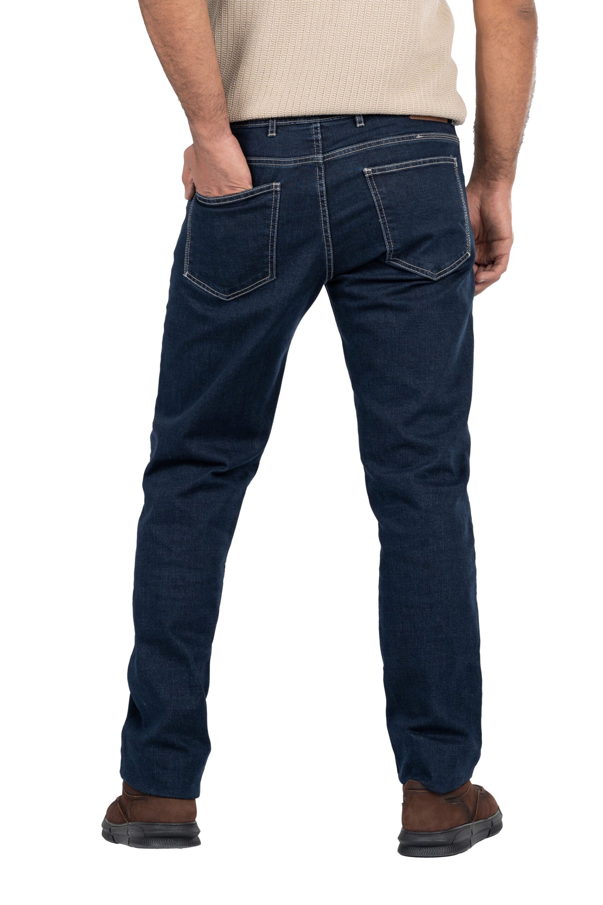 Regular Fit Denim Jeans – Navy