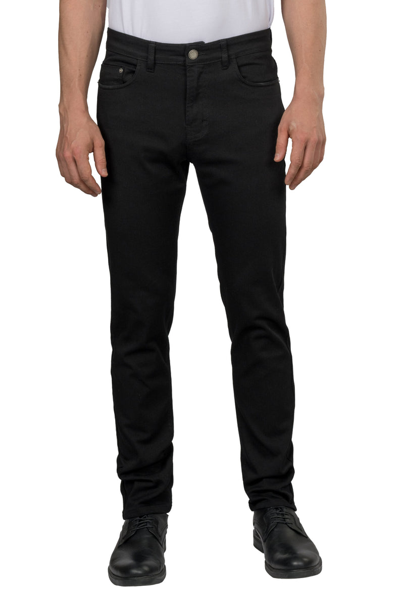 Regular Fit Denim Jeans – Black
