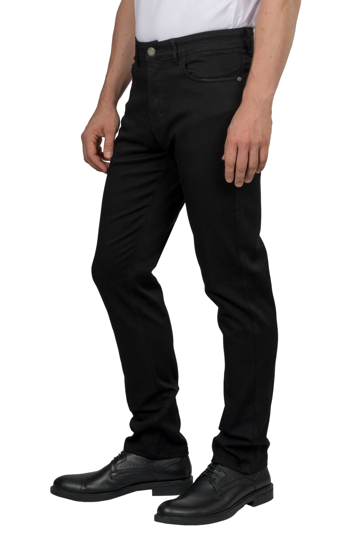 Regular Fit Denim Jeans – Black