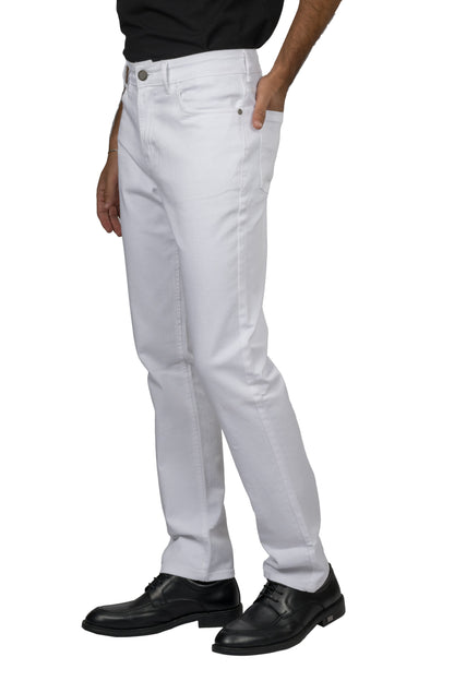 Regular Fit Denim Jeans – White