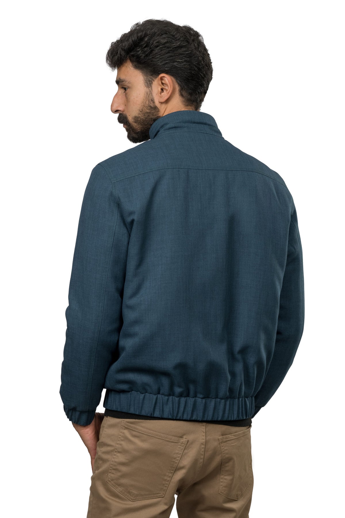 Regular Fit Twill Jacket – Green
