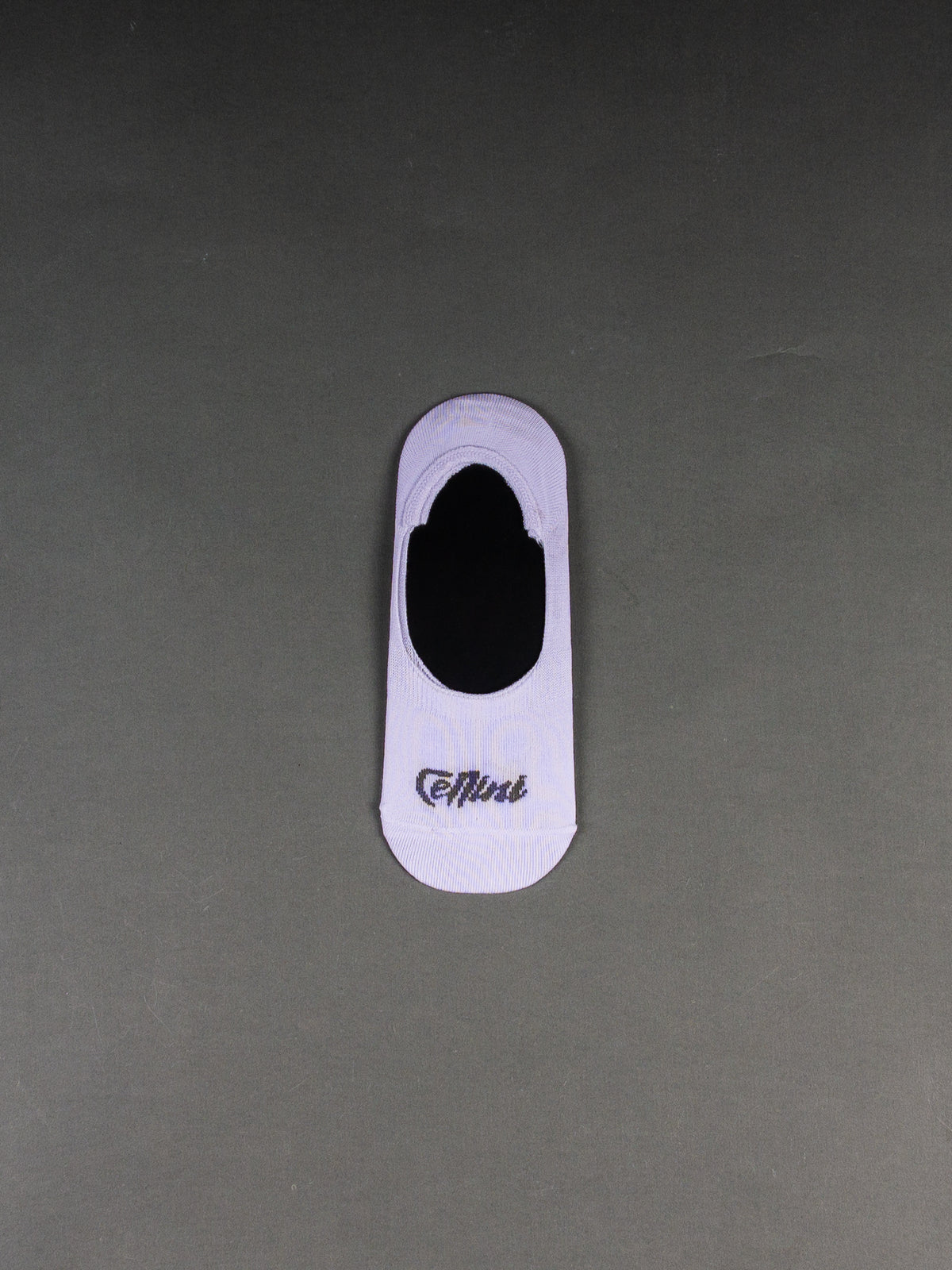 Solid Cotton Invisible Socks – White