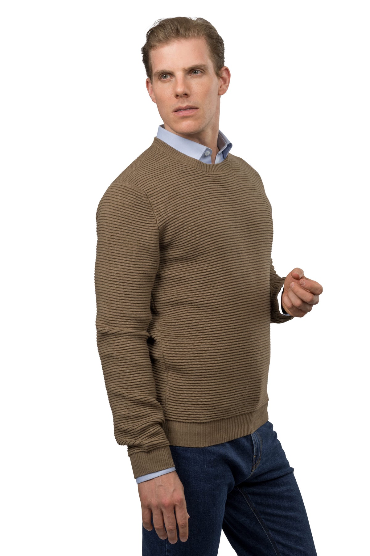 Wool Pullover – Brown