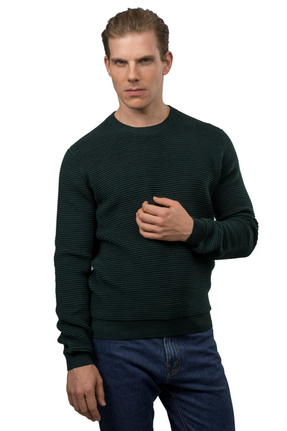 Wool Pullover – Dark Green