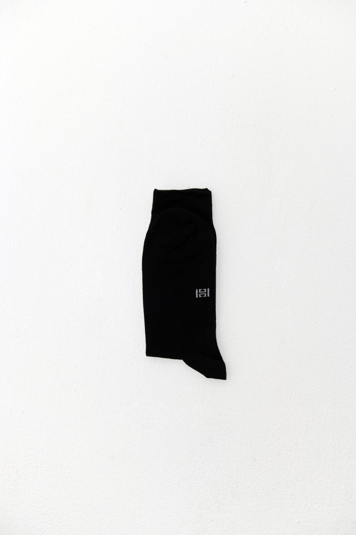 Solid Long Cotton Socks – Black