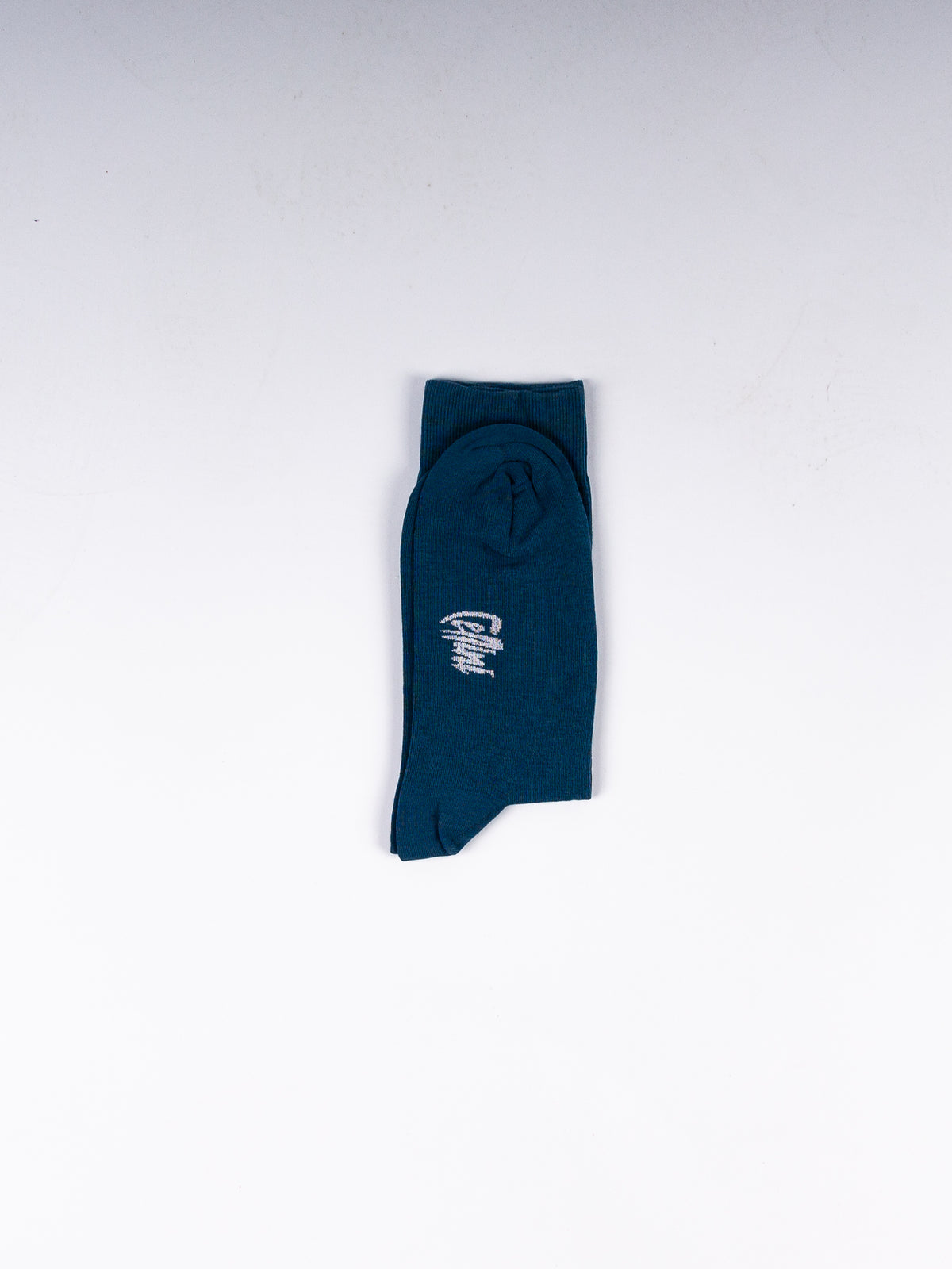 Solid Long Cotton Socks – Light Blue