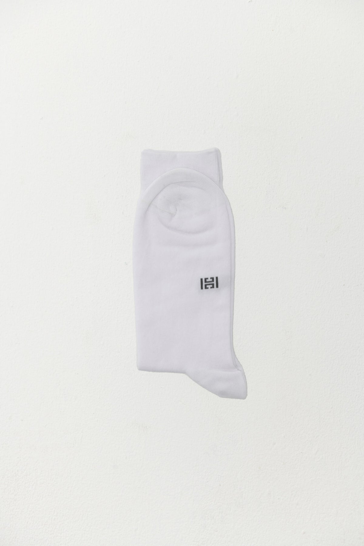 Solid Long Cotton Socks – White