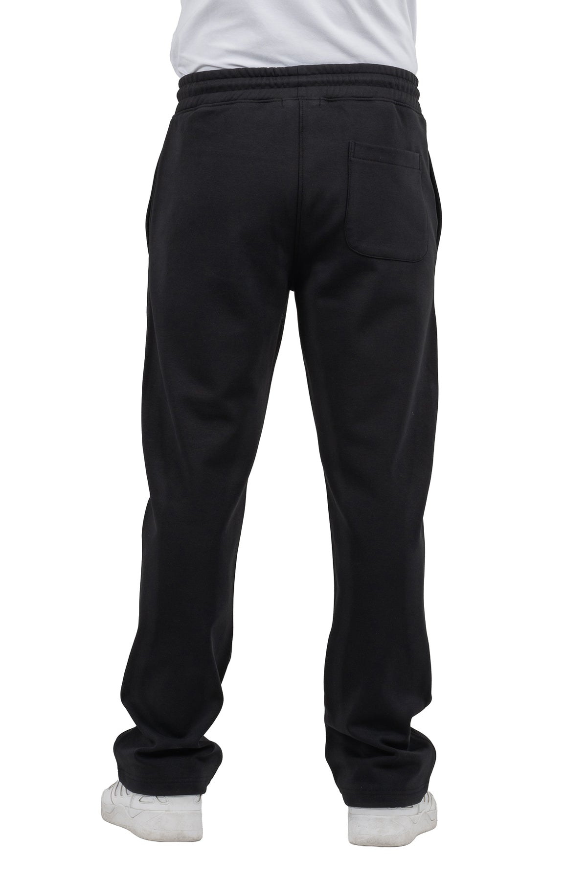 Solid Loose-Fit Sweatpants – Black