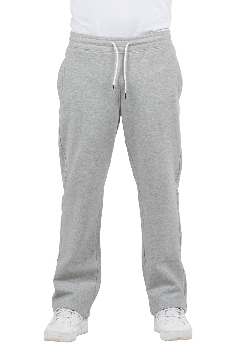 Solid Loose-Fit Sweatpants – Grey