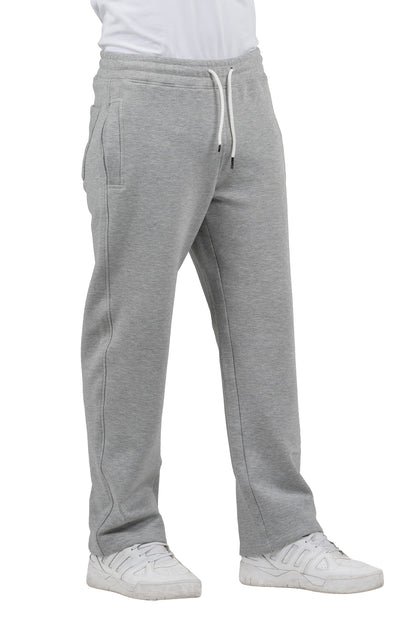 Solid Loose-Fit Sweatpants – Grey