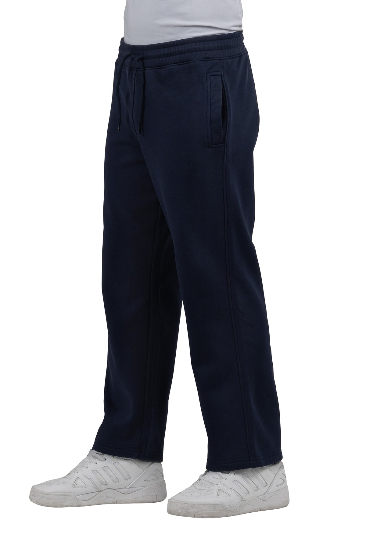 Solid Loose-Fit Sweatpants – Navy
