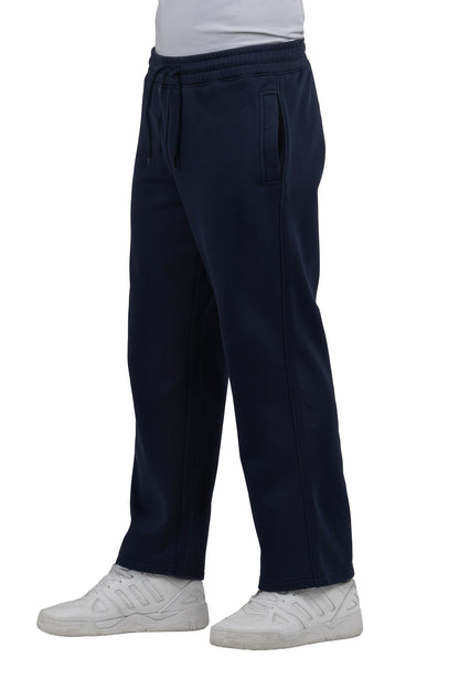 Solid Loose-Fit Sweatpants – Navy