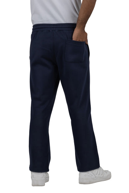 Solid Loose-Fit Sweatpants – Navy