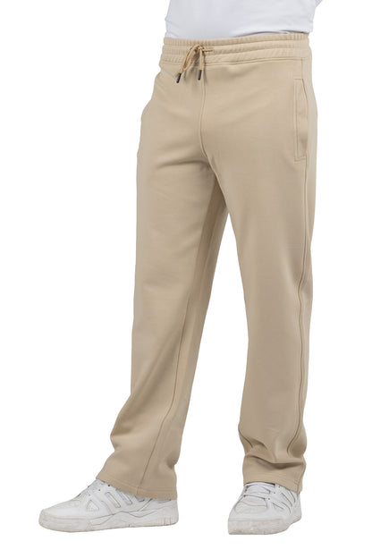 Solid Loose-Fit Sweatpants – Offwhite