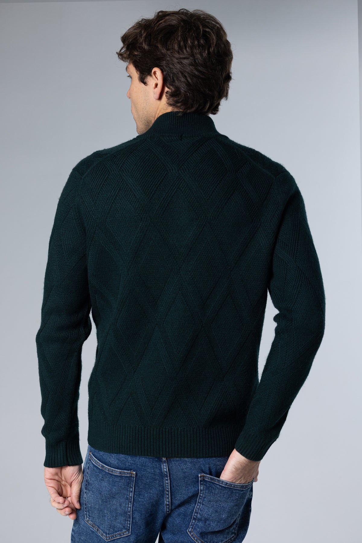 Signature Cellini Pullover – Dark Green – Dark Green – image 2