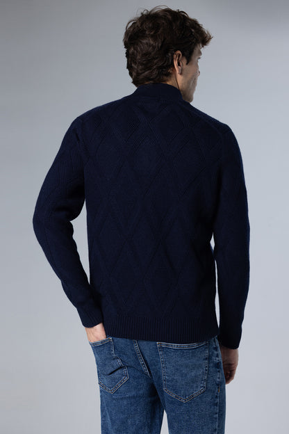 Signature Cellini Pullover – Navy – Navy – image 2