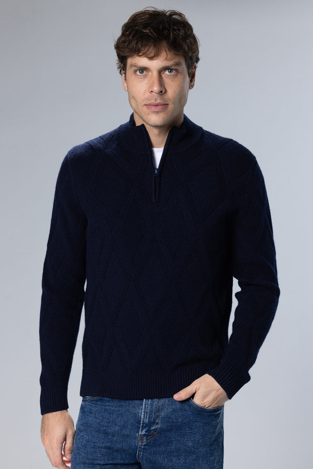 Signature Cellini Pullover – Navy