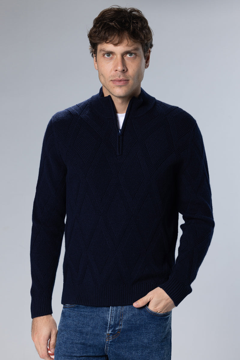 Signature Cellini Pullover – Navy