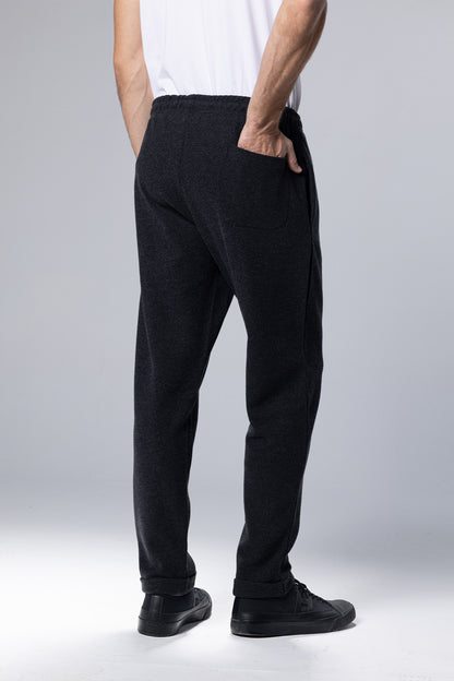 Relaxed-Fit Cotton Sweatpant Joggers – Dark Grey – Dark Grey – image 2