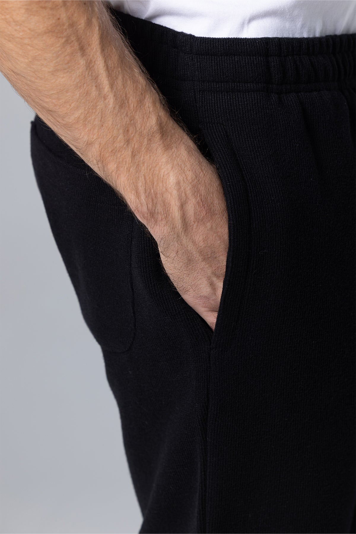 Relaxed-Fit Cotton Sweatpant Joggers – Black – Black – image 2
