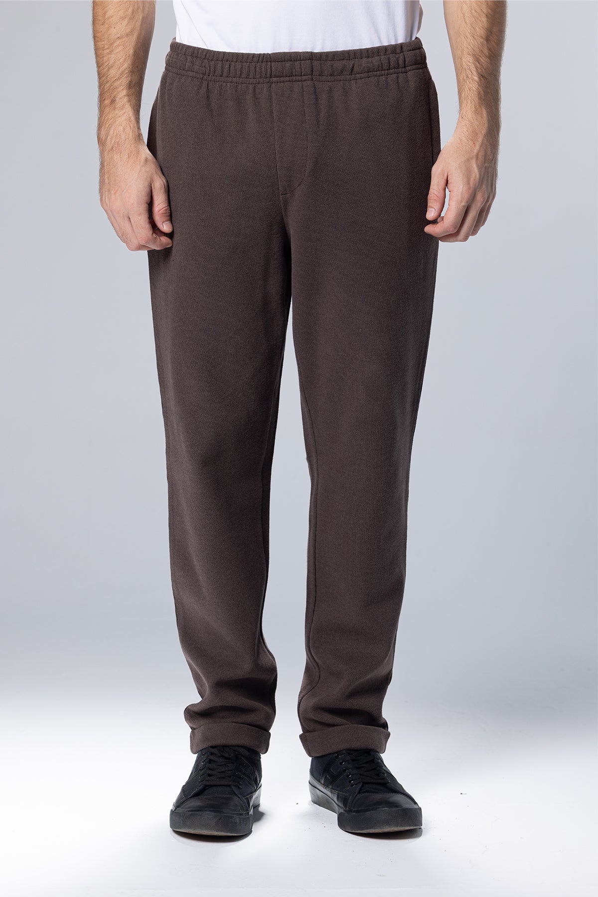 Relaxed-Fit Cotton Sweatpant Joggers – Brown – Brown – image 1