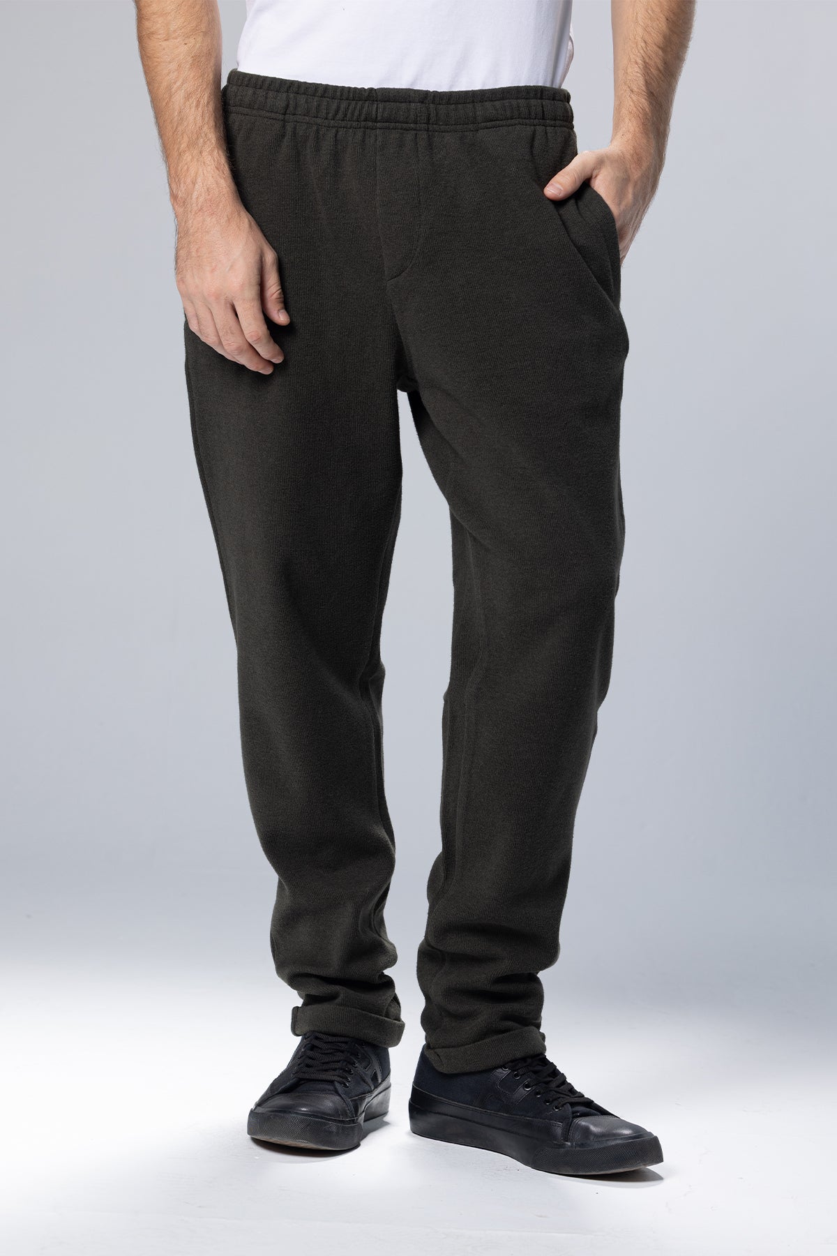 Relaxed-Fit Cotton Sweatpant Joggers – Brown – Brown – image 2