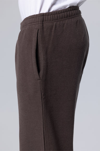 Relaxed-Fit Cotton Sweatpant Joggers – Brown – Brown – image 4