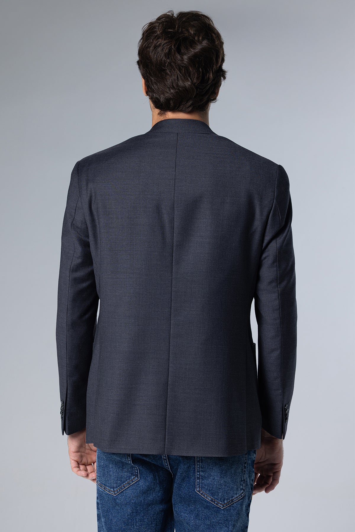Wool-Blend Blazer – Grey – Grey – image 3